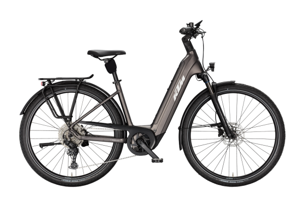 KTM MACINA STYLE 840 MOON ROCK MATT 29" 2027 Elektromos Onroad Trekking Easy Entry Kerékpár - barna
