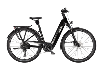 KTM MACINA STYLE CX 720 DIAMOND BLACK 29 2027 Elektromos Onroad Trekking Easy Entry Kerékpár - fekete