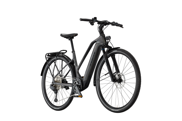 KTM MACINA SPORT SX MASTER Di2 LAZER BLACK MATT 28" 2027 Elektromos Light Túra Trapeze Kerékpár - fekete