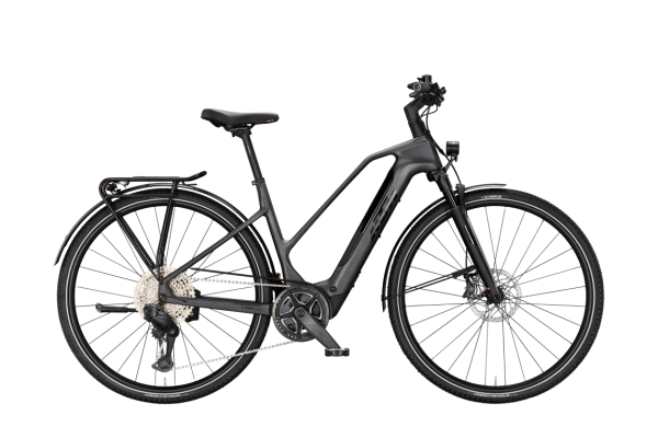 KTM MACINA SPORT SX MASTER Di2 LAZER BLACK MATT 28" 2027 Elektromos Light Túra Trapeze Kerékpár - fekete