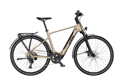 KTM MACINA SPORT SX 20 PLATIN BRONZE MATT 28 2027 Elektromos Light Túra Kerékpár - barna