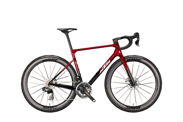 KTM REVELATOR ALTO EXONIC AXS PM CARBON CRYSTAL RED 28" 2027 Országúti Kerékpár - piros