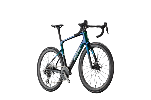 KTM REVELATOR SYRO PRESTIGE AXS PM CRYSTAL GECKO 28" 2027 Országúti Kerékpár - sötétzöld