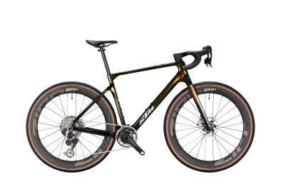 KTM GRAVELATOR EXONIC AXS PM CARBON CRYSTAL TEAL 28 2027 Gravel Kerékpár - barna