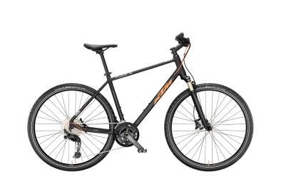 KTM X-LIFE 1964 CROSS BLACK MATT 28 2027 Offroad Cross Trekking Kerékpár - fekete