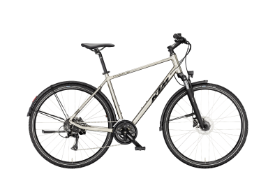 KTM X-LIFE TRACK STREET CORE GREY 28 2027 Offroad Cross Trekking Kerékpár - szürke