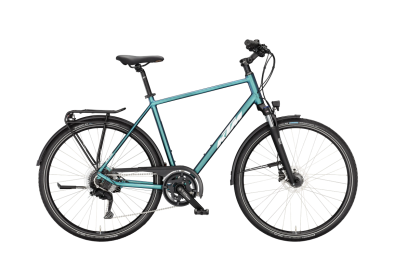 KTM LIFE SPACE GREEN PURPLE FLIP MATT 28 2027 Onroad Trekking Kerékpár - zöld