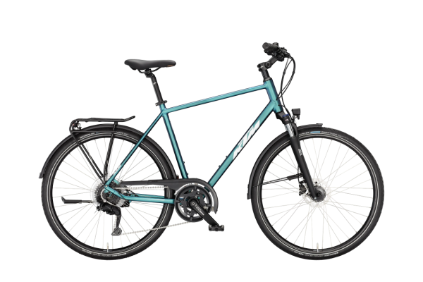 KTM LIFE SPACE GREEN PURPLE FLIP MATT 28" 2027 Onroad Trekking Kerékpár - zöld