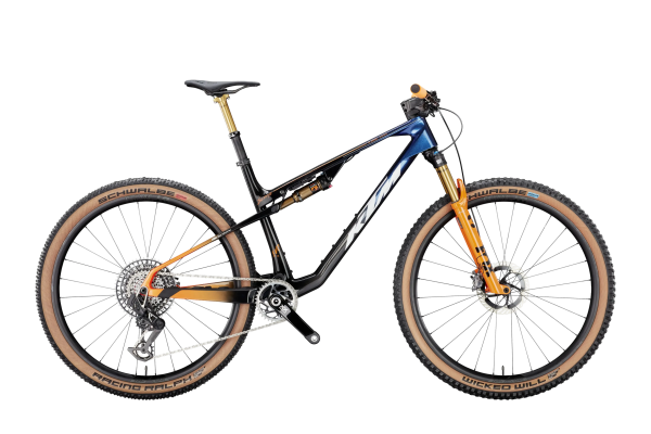 KTM Scarp MT Exonic 29" Fully MTB Kerékpár - Carbon+Blue+Orange - carbon - kék - narancssárga