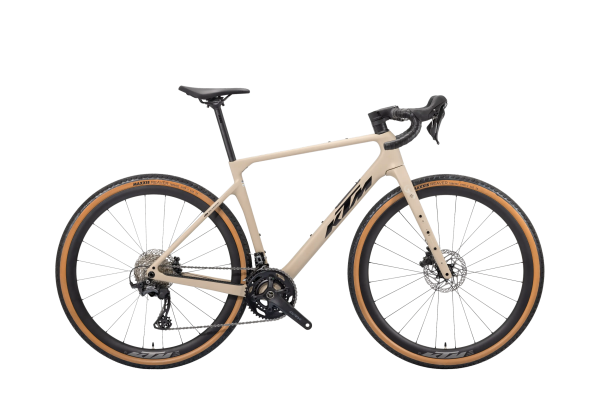 KTM Gravelator Elite 2X Gravel Kerékpár - Grey Beige Matt - szürke