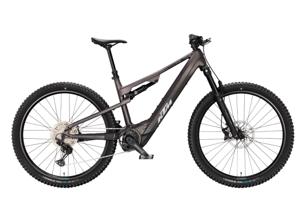 KTM MACINA LYCAN MASTER CX-R PURPLE RAIN MATT 29" 2027 Elektromos Fully Mountain Bike Kerékpár - szürke
