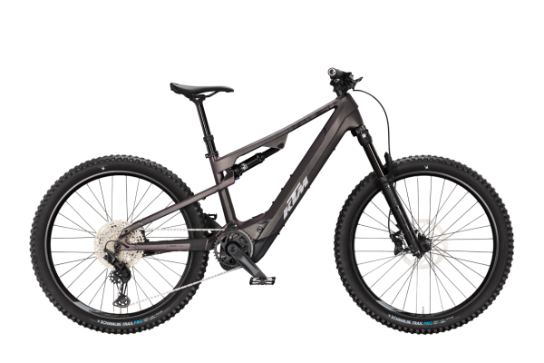 KTM MACINA LYCAN MASTER CX-R PURPLE RAIN MATT 29" 2027 Elektromos Fully Mountain Bike Kerékpár - szürke