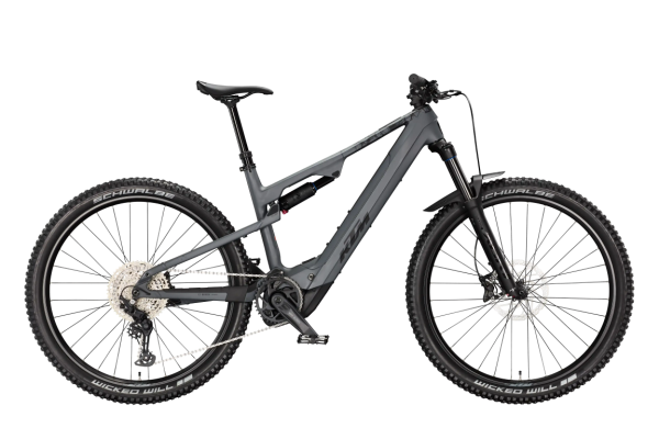 KTM MACINA LYCAN 872 GREY MATT 27,5" 2027 Elektromos Fully Mountain Bike Kerékpár - szürke