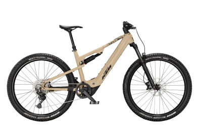 KTM MACINA CHACANA 872 GREY BEIGE MATT 27,5 2027 Elektromos Fully Mountain Bike Kerékpár - barna