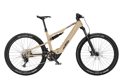 KTM MACINA CHACANA 892 GREY BEIGE MATT 29 2027 Elektromos Fully Mountain Bike Kerékpár - barna