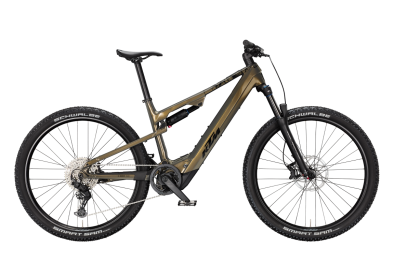 KTM MACINA CHACANA CX 720 OLIVE PEARL 29 2027 Elektromos Fully Mountain Bike Kerékpár - barna