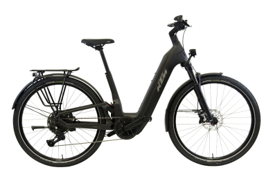 KTM MACINA STYLE FS ELITE DIAMOND BLACK MATT 27,5 2027 Elektromos Fully Mountain Bike Easy Entry Kerékpár - fekete