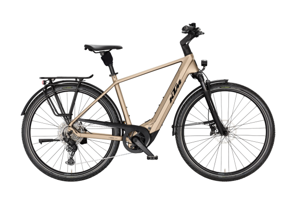 KTM MACINA TOUR PX 810 PLATIN BRONZE MATT 29" 2027 Elektromos Onroad Trekking Kerékpár - barna