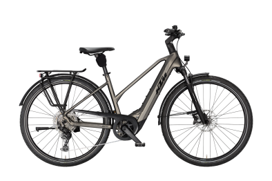 KTM MACINA TOUR PX 810 MACHINE GREY MATT 29 2027 Elektromos Onroad Trekking Trapeze Kerékpár - szürke