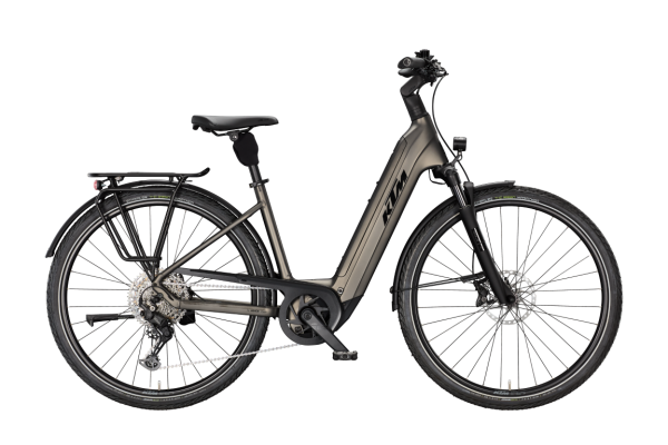 KTM MACINA TOUR PX 810 MACHINE GREY MATT 29" 2027 Elektromos Onroad Trekking Easy Entry Kerékpár - szürke