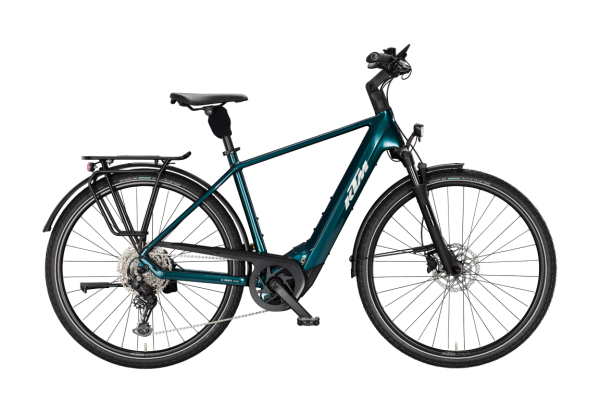 KTM MACINA TOUR PX 720-1 DARK SEA 29" 2027 Elektromos Onroad Trekking Kerékpár - sötétzöld