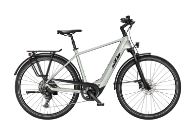 KTM MACINA TOUR PX 720-2 EMERALD GREY 29 2027 Elektromos Onroad Trekking Kerékpár - szürke