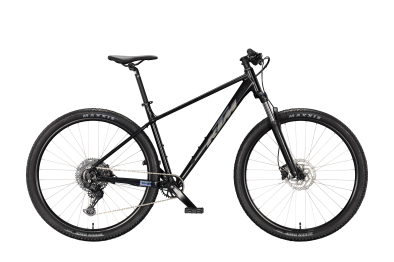 KTM CHICAGO 291 METALLIC BLACK MATT 29 2027 Hardtail Mountain Bike Kerékpár - fekete