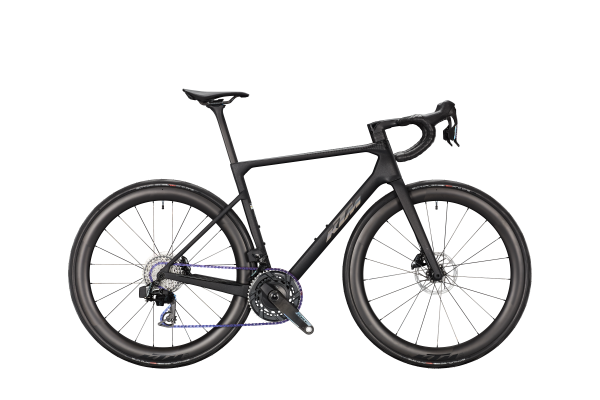 KTM REVELATOR ALTO PRIME AXS PM GALAXY DUST CARBON MATT 28" 2027 Országúti Kerékpár - fekete
