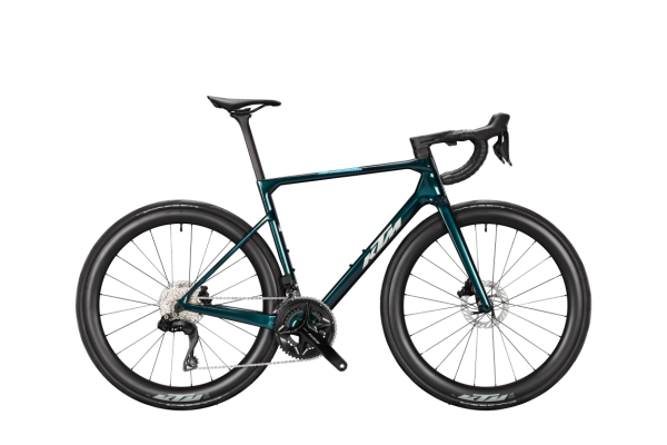 KTM REVELATOR ALTO ELITE Di2 DARK SEA 28" 2027 Országúti Kerékpár - sötétzöld