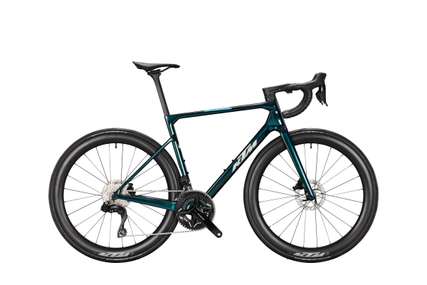 KTM REVELATOR ALTO ELITE Di2 DARK SEA 28" 2027 Országúti Kerékpár - sötétzöld