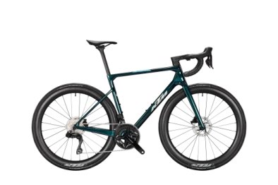 KTM REVELATOR ALTO ELITE Di2 PM DARK SEA 28 2027 Országúti Kerékpár - sötétzöld