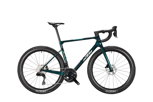 KTM REVELATOR ALTO ELITE Di2 PM DARK SEA 28" 2027 Országúti Kerékpár - sötétzöld