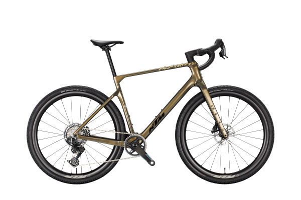 KTM GRAVELATOR PRIME AXS OLIVE PEARL 28" 2027 Gravel Kerékpár - barna