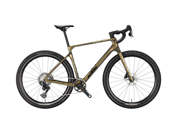 KTM GRAVELATOR PRIME AXS OLIVE PEARL 28" 2027 Gravel Kerékpár - barna