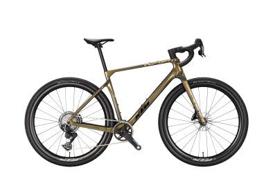 KTM GRAVELATOR PRIME AXS OLIVE PEARL 28 2027 Gravel Kerékpár - barna