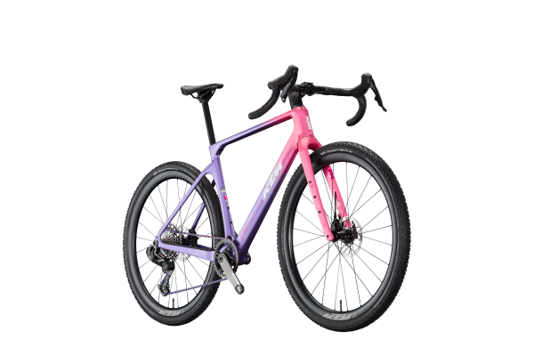 KTM GRAVELATOR PRIME AXS VIOLET+PINK 28" 2027 Gravel Kerékpár - lila