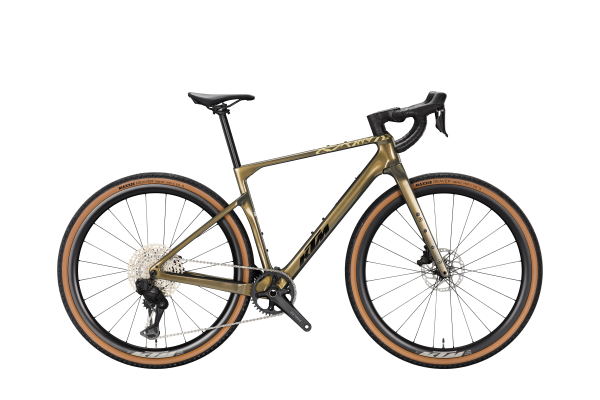 KTM GRAVELATOR ELITE Di2 OLIVE PEARL 28" 2027 Gravel Kerékpár - barna