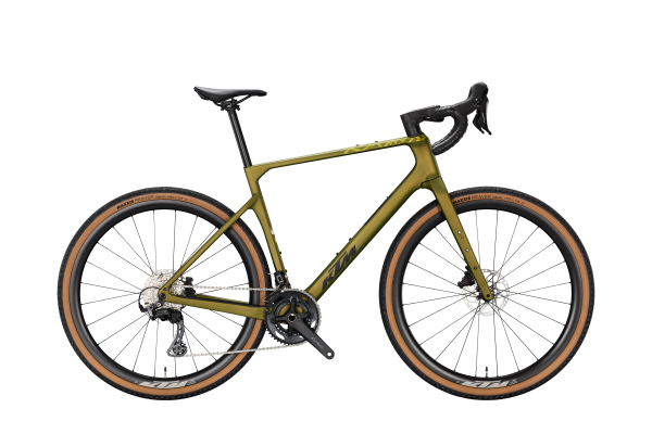 KTM GRAVELATOR ELITE 2x GOBLIN GREEN MATT 28" 2027 Gravel Kerékpár - sötétzöld