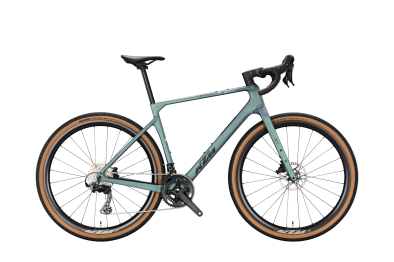 KTM GRAVELATOR ELITE 2x BRIGHT TEAL MATT 28 2027 Gravel Kerékpár - szürke