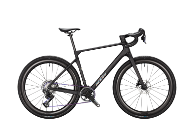 KTM GRAVELATOR SUPREME AXS PM PURPLE-STAINED CARBON MATT 28 2027 Gravel Kerékpár - carbon