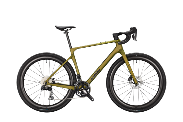 KTM GRAVELATOR PRESTIGE Di2 GOBLIN GREEN MATT 28" 2027 Gravel Kerékpár - sötétzöld