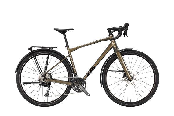 KTM GRAVELATOR 20 LFC OLIVE PEARL 28" 2027 Gravel Kerékpár - barna