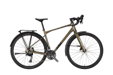 KTM GRAVELATOR 20 LFC OLIVE PEARL 28 2027 Gravel Kerékpár - barna