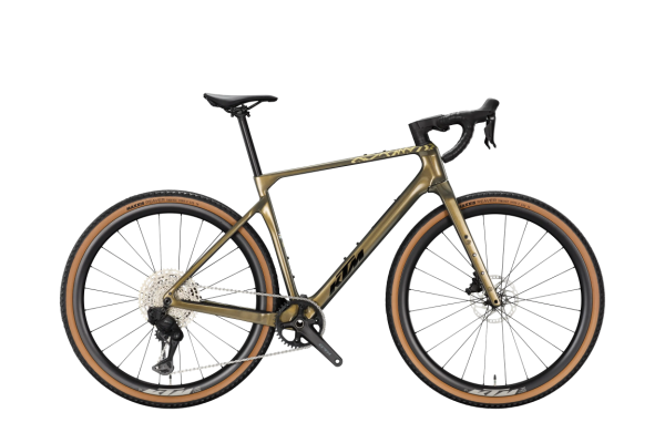 KTM GRAVELATOR ELITE Di2 PM OLIVE PEARL 28" 2027 Gravel Kerékpár - barna