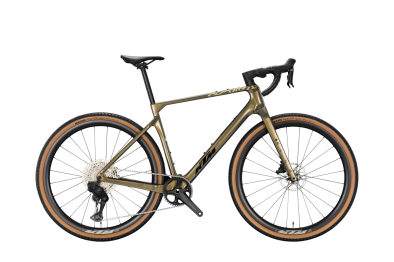 KTM GRAVELATOR ELITE Di2 PM OLIVE PEARL 28 2027 Gravel Kerékpár - barna