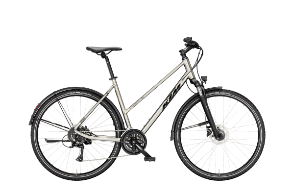 KTM X-LIFE TRACK STREET CORE GREY 28" 2027 Offroad Cross Trekking Trapeze Kerékpár - szürke