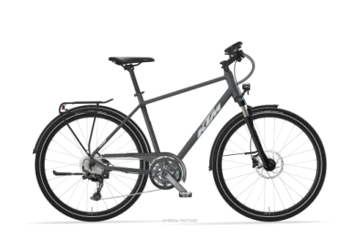 KTM LIFE STYLE MACHINE GREY MATT 28 2027 Onroad Trekking Kerékpár - szürke