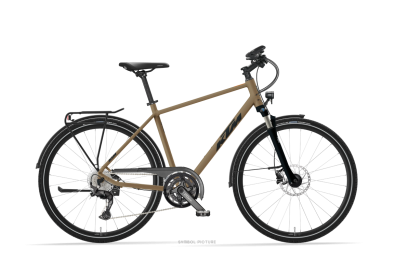 KTM LIFE CONQUEST PLATIN BRONZE MATT 28 2027 Onroad Trekking Kerékpár - barna