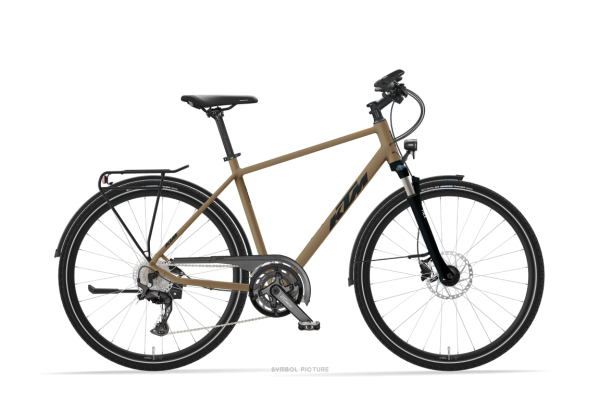KTM LIFE CONQUEST PLATIN BRONZE MATT 28" 2027 Onroad Trekking Kerékpár - barna
