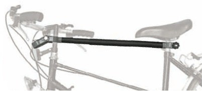 Menabo Felsőcső Pótló Adapter Kerékpárszállítóhoz - fekete